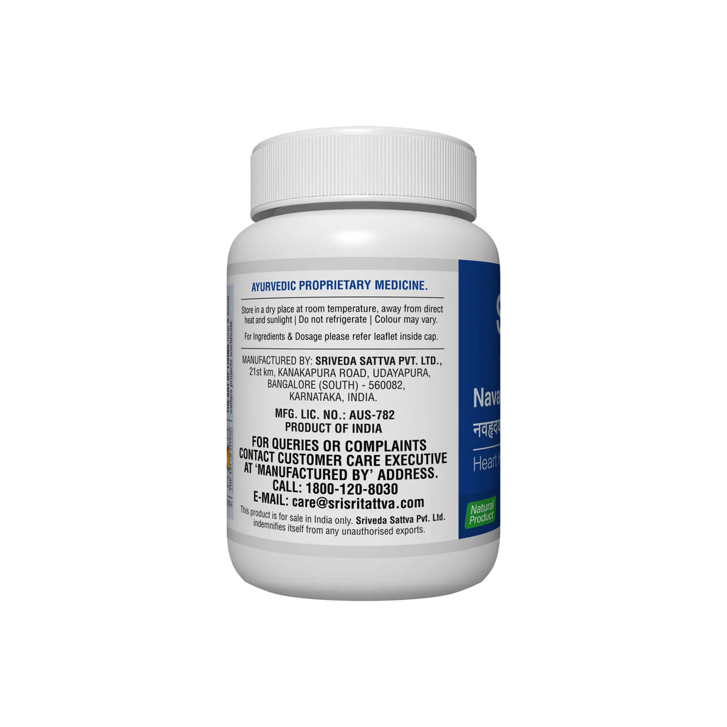 Sri Sri Tattva Ayurvedic Navahridaya Kalpa 500mg Tablets