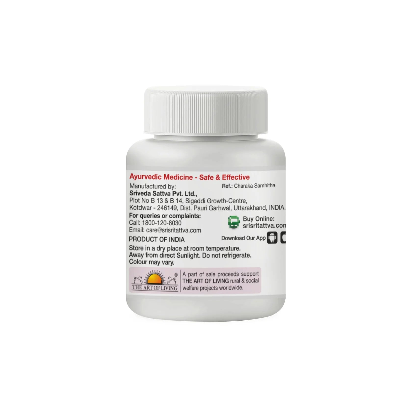 Sri Sri Tattva Ayurvedic Navayasa Lauh 250mg Tablets