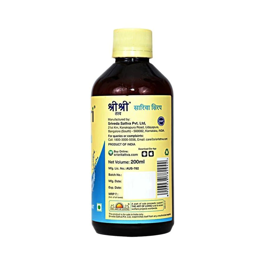 Sri Sri Tattva Ayurvedic Sariva Syrup