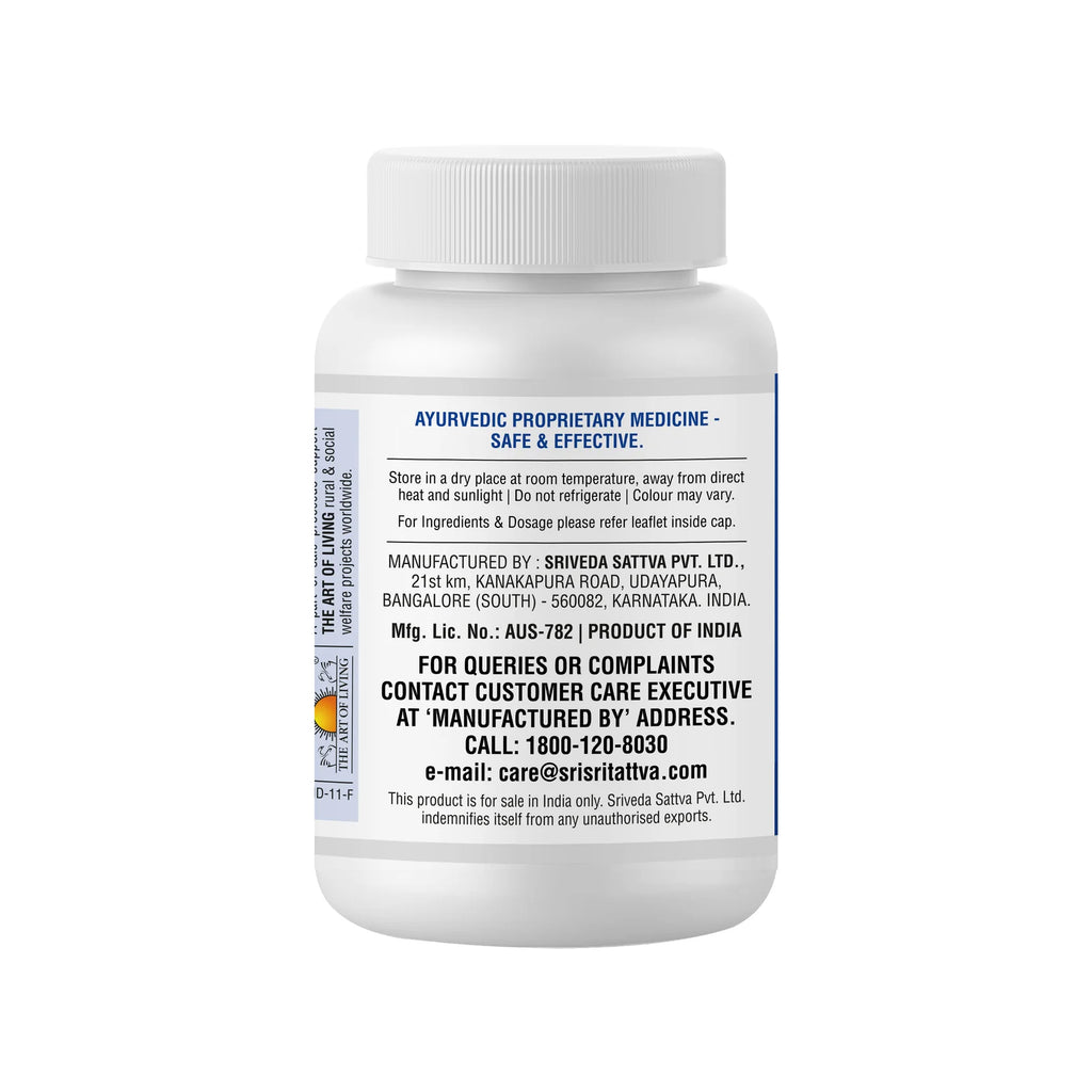 Sri Sri Tattva Ayurvedic Oorja 500mg Energizer Tablets