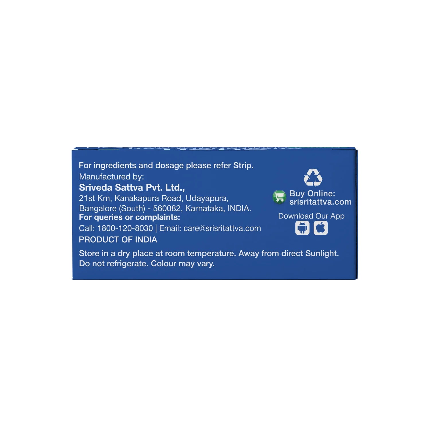 Sri Sri Tattva Ayurvedic Atisarahara Vati 300mg 100 Tablets