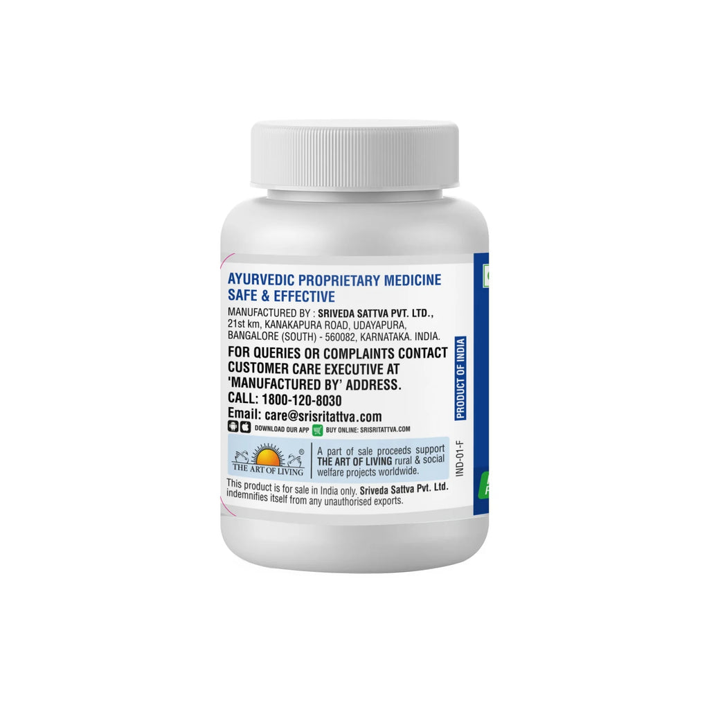 Sri Sri Tattva Ayurvedic Ayush 64 500mg 60 Tablet