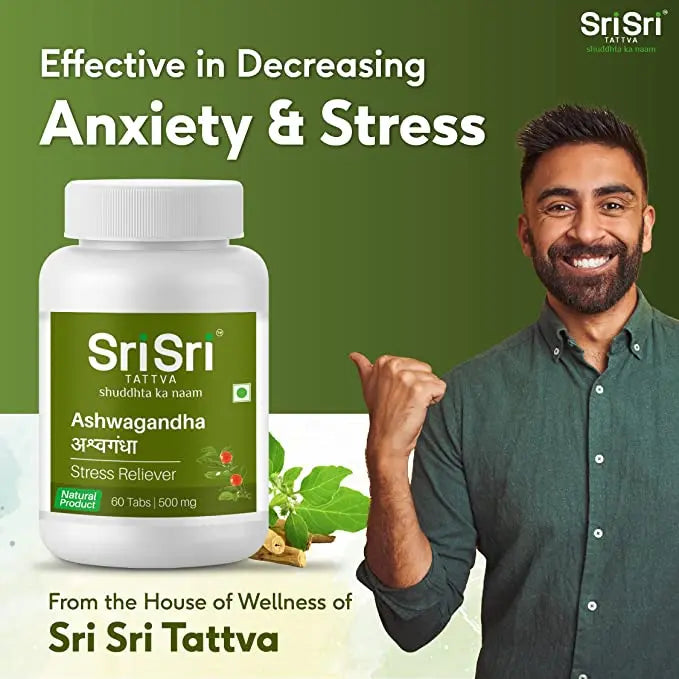 Sri Sri Tattva Ayurvedic Ashwagandha 500mg 60 Tablets