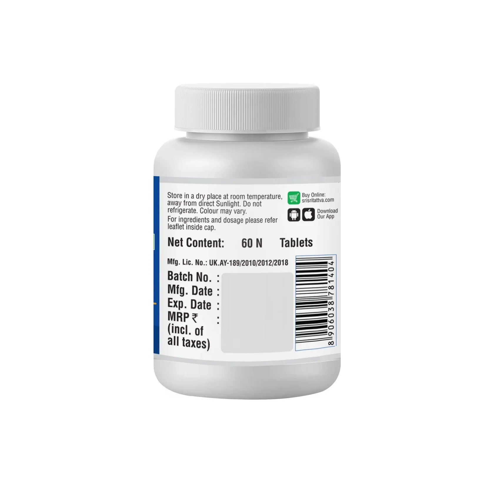 Sri Sri Tattva Ayurvedic Liv ON 500mg Tablets