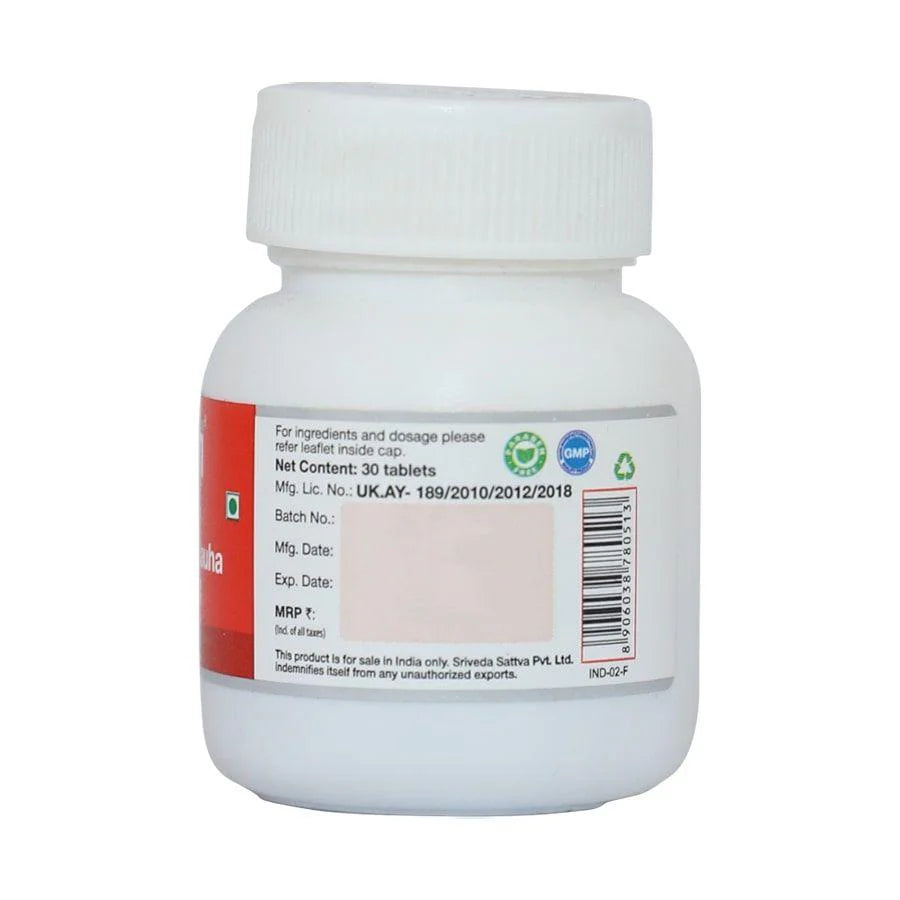 Sri Sri Tattva Ayurvedic Sapthamruth Lauha 300mg Tablets