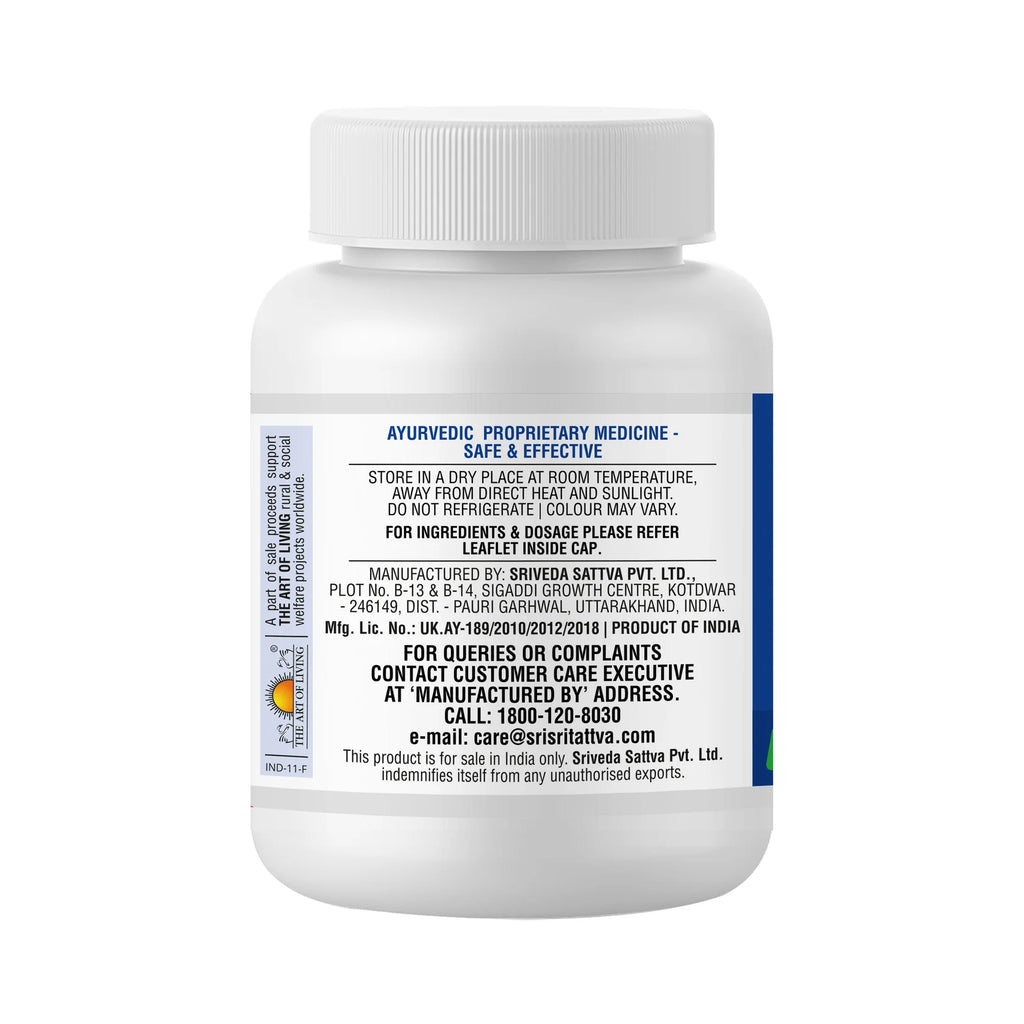 Sri Sri Tattva Ayurvedic Kasahara Vati 250mg Tablets