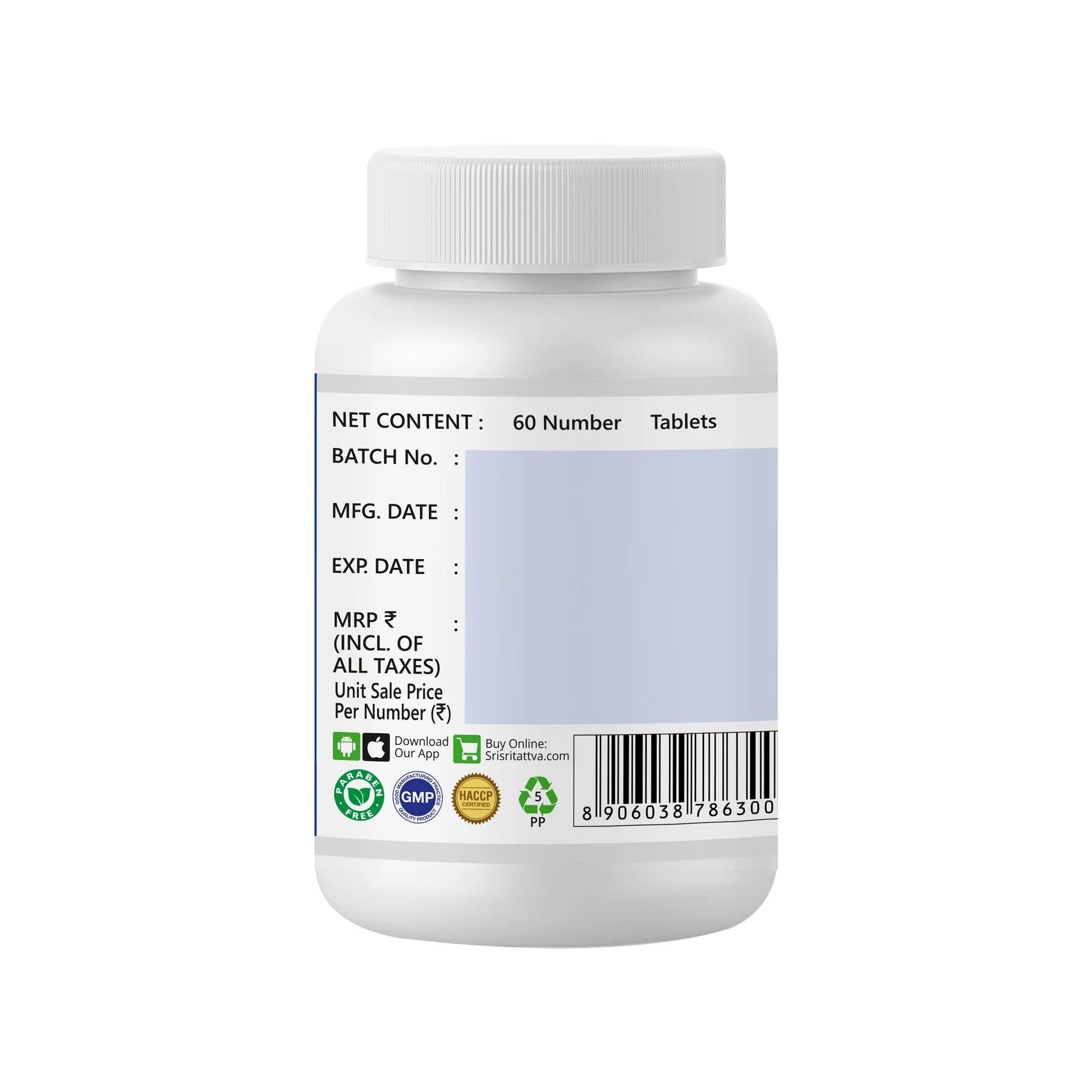 Sri Sri Tattva Ayurvedic Oorja Forte 500mg Tablets