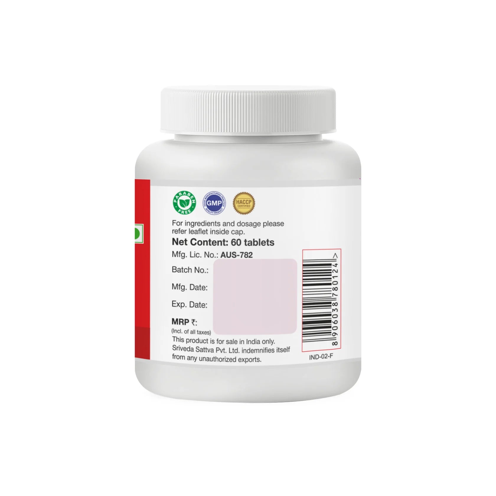 Sri Sri Tattva Ayurvedic Chandraprabha Vati 300mg 60 Tablets