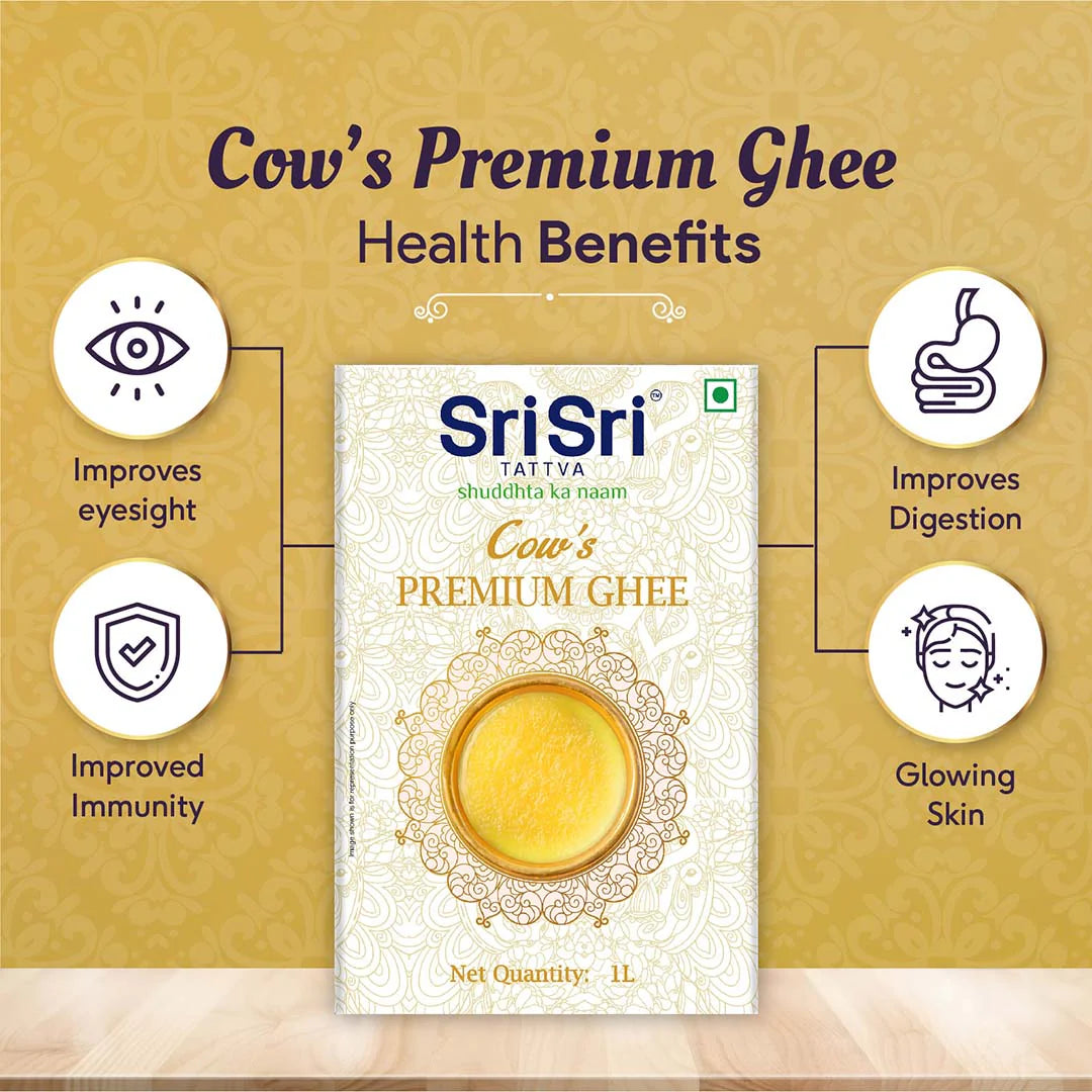 Sri Sri Tattva Ayurvedic Premium Liquid Cow Ghee