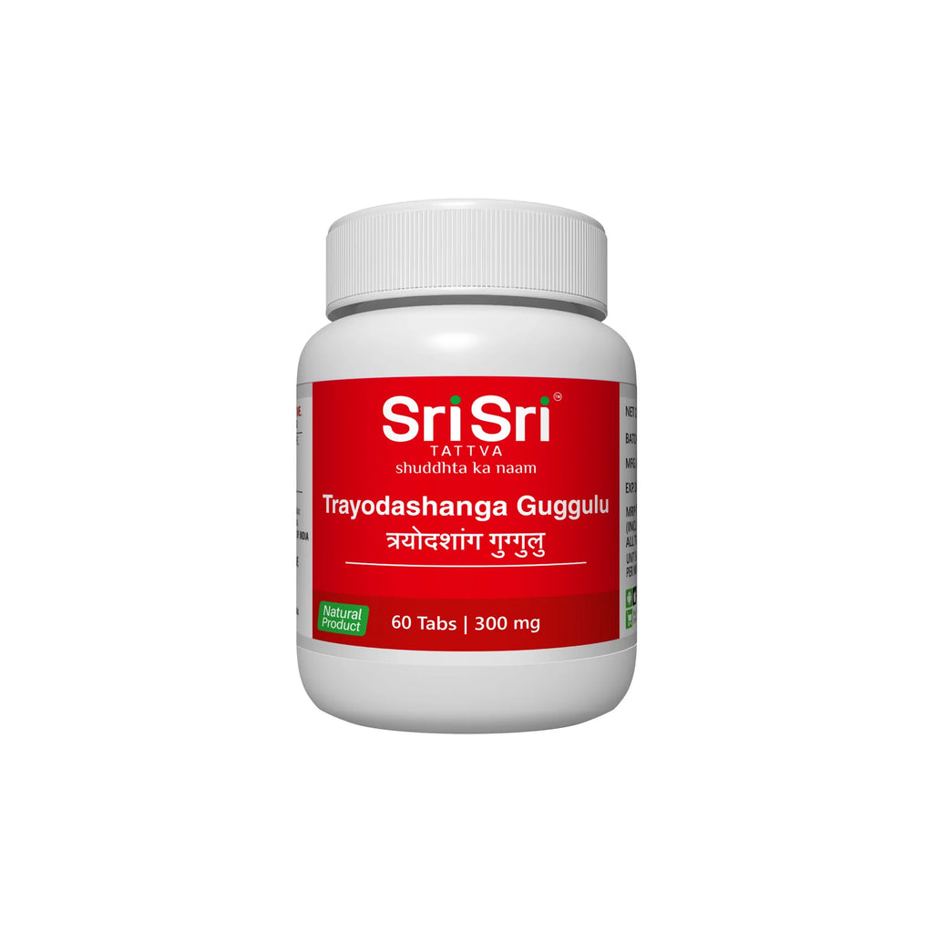 Sri Sri Tattva Ayurvedic Trayodashanga Guggulu 300mg Tablet