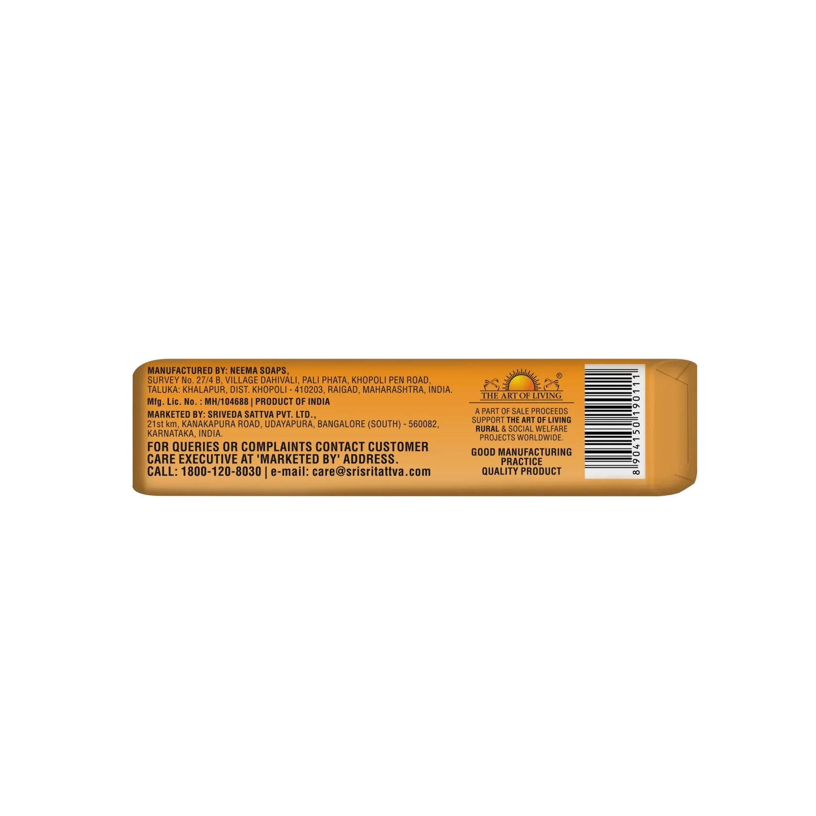 Sri Sri Tattva Haldi Chandan Soap (3+1 Combo Pack) 100gm