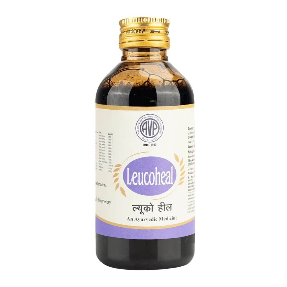 Arya Vaidya Pharmacy AVP Leucoheal Ayurvedic Liquid – 225ml