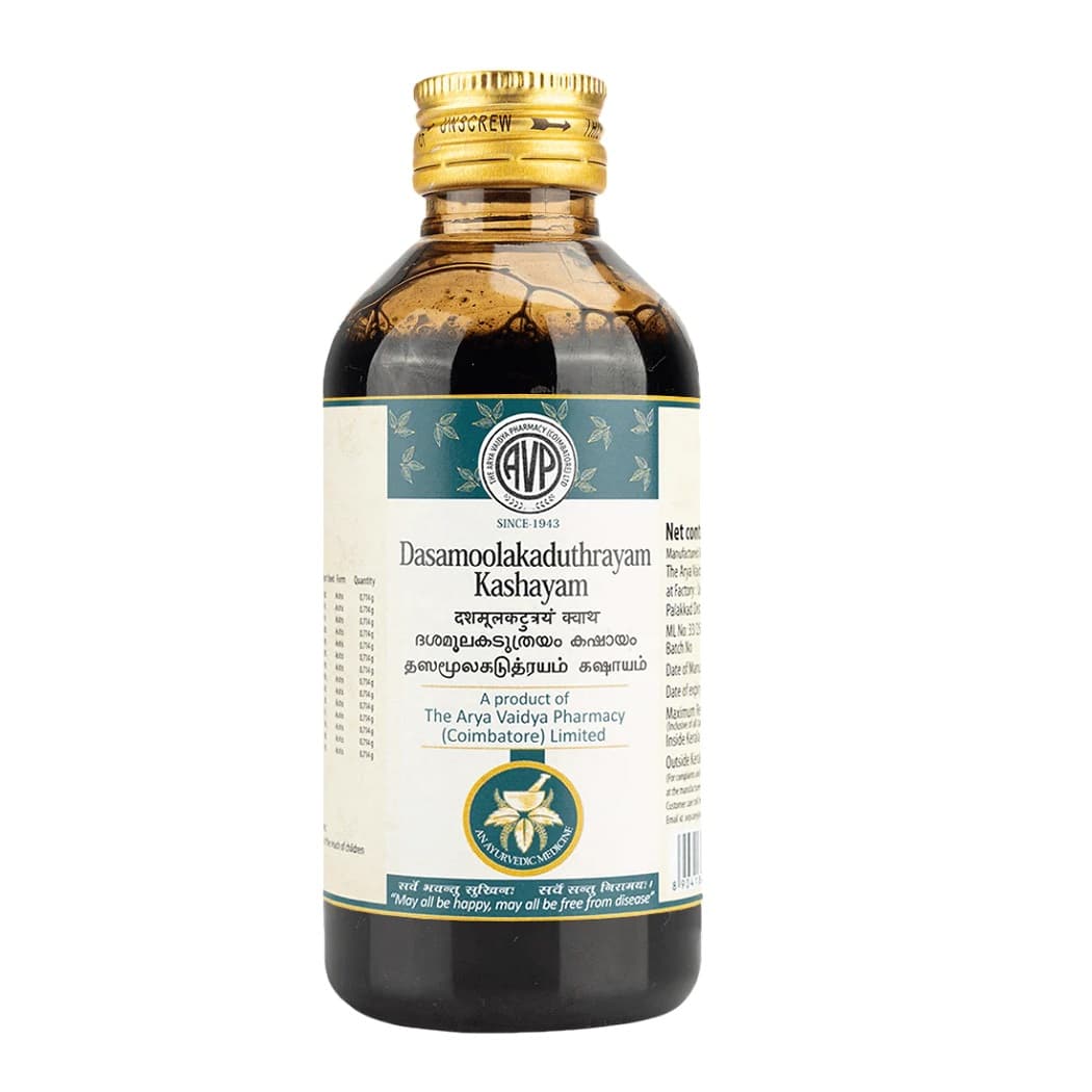 AVP Dasamoolakatuthrayam Kashayam Ayurvedic Liquid – 200ml