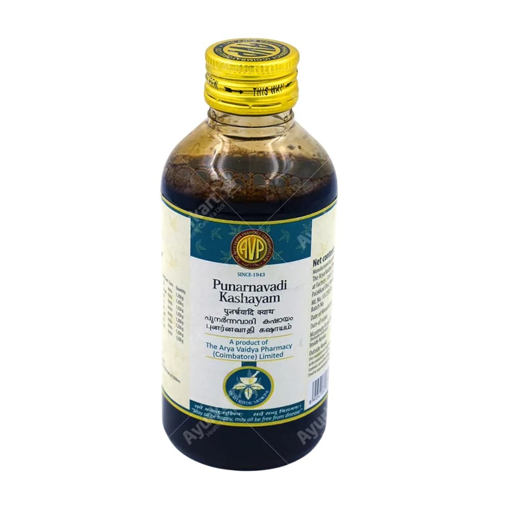 Arya Vaidya Pharmacy Punarnavadi Kashayam Ayurvedic Liquid – 200ml