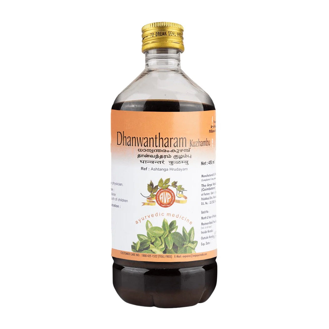 AVP Ayurvedic Dhanwantharam Kuzhambu Liquid Oil