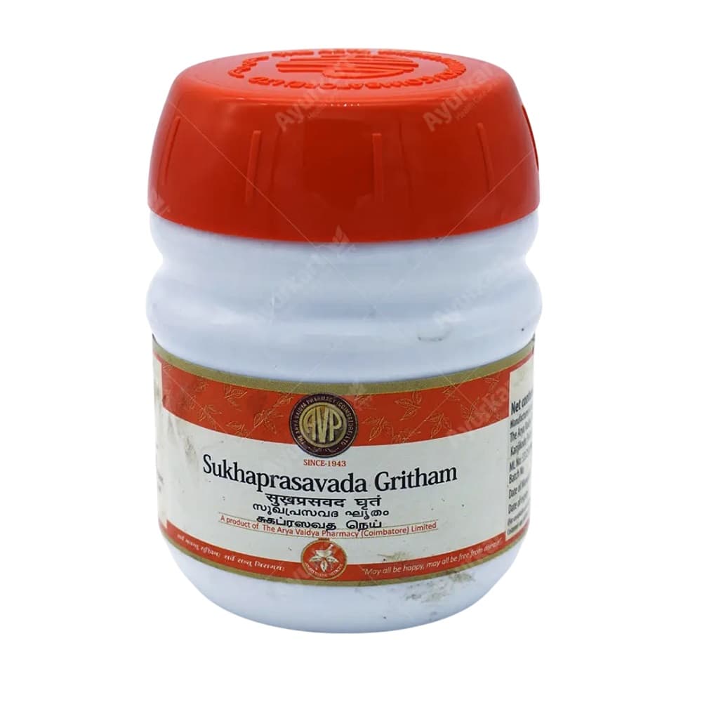 AVP Sukhaprasavada Gritham Ayurvedic Ghee – 150g