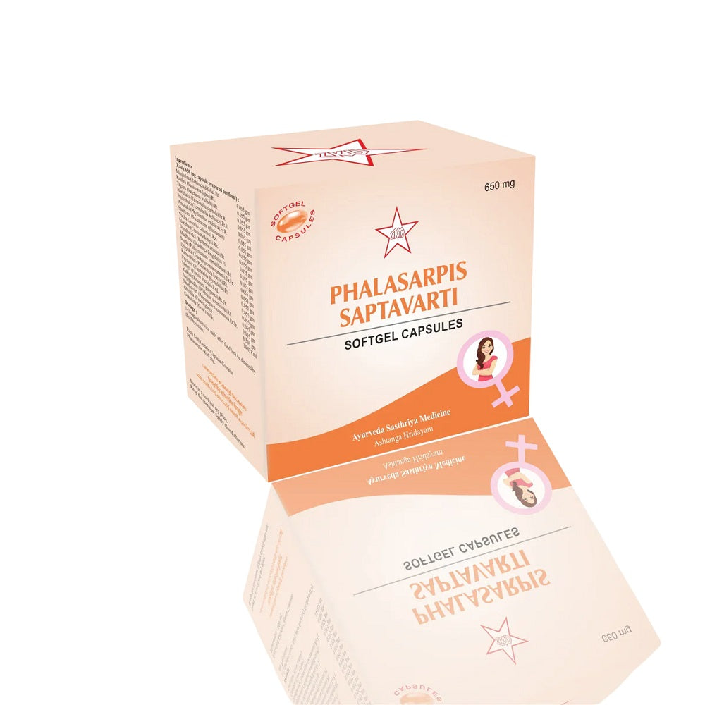 Skm Ayurveda Phalasarpis Saptavarti Softgel 650mgm 10 X 10 Capsules