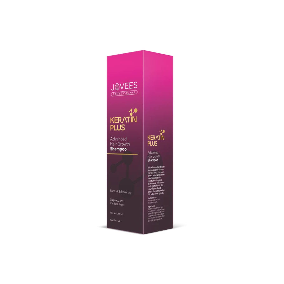 Jovees Herbal Cosmetics Keratin Plus Hair Growth Shampoo 200ml