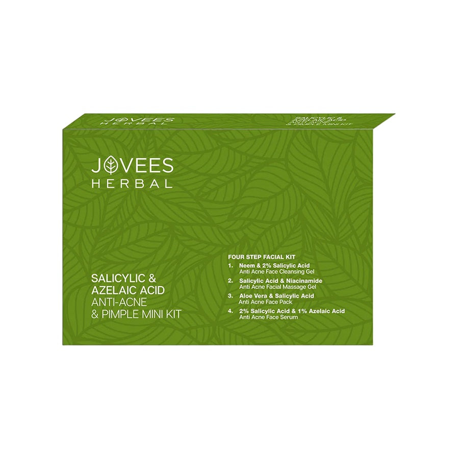 Jovees Herbal Cosmetics Salicylic & Azelaic Acid Anti Acne & Pimple Mini Facial Kit