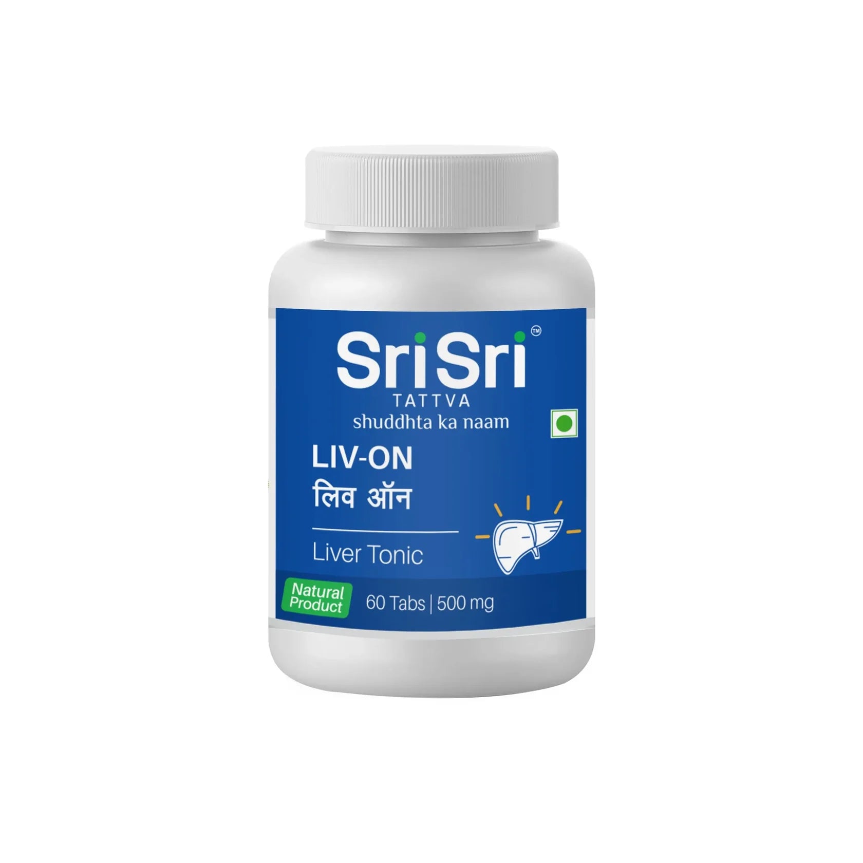 Sri Sri Tattva Ayurvedic Liv ON 500mg Tablets
