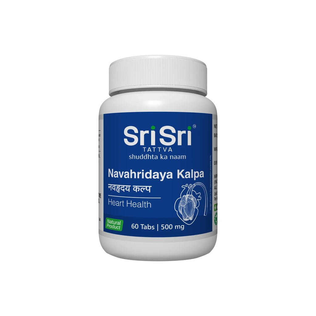 Sri Sri Tattva Ayurvedic Navahridaya Kalpa 500mg Tablets