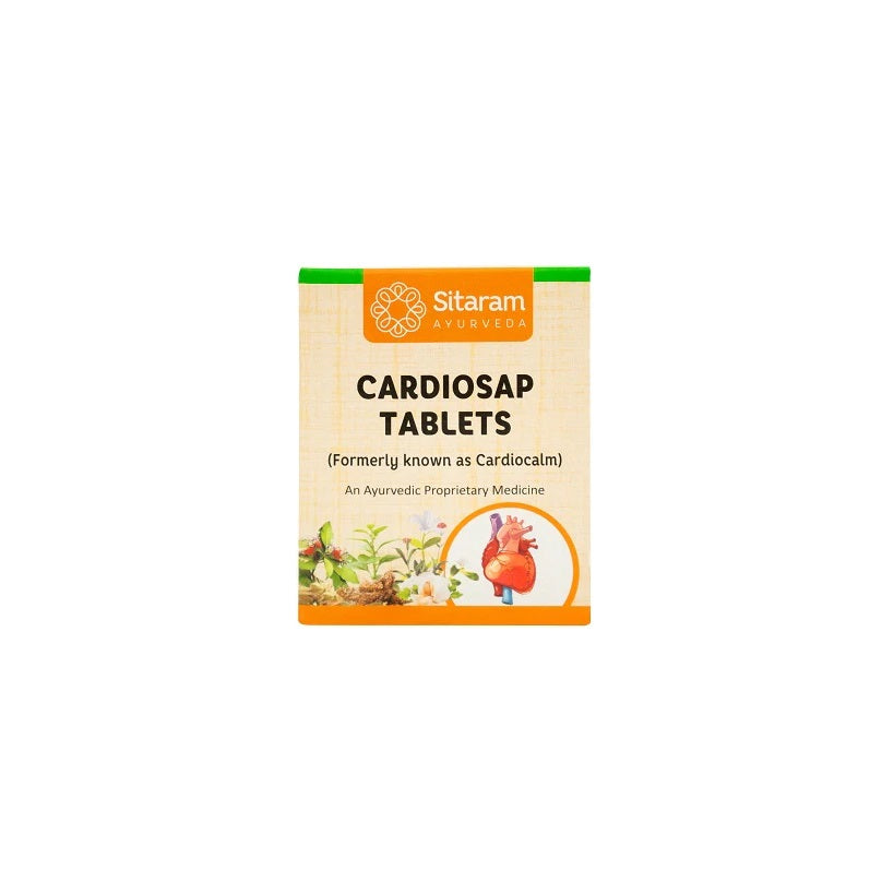 Sitaram Ayurveda Cardiocalm Cardiosap 50 Tablets