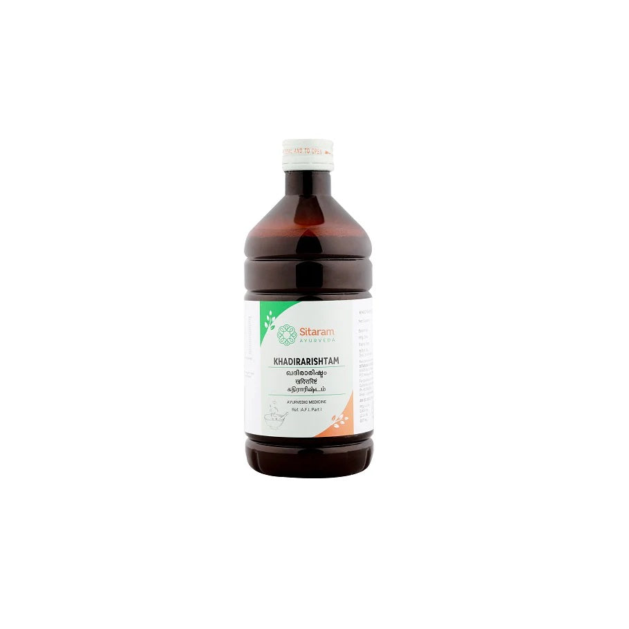 Sitaram Ayurveda Khadirarishtam Liquid 450ml