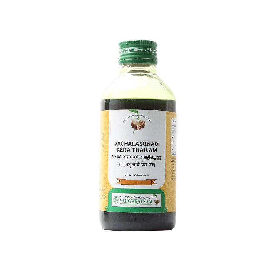 Vaidyaratnam Vachalasunadi Kera Thailam Oil 200ml