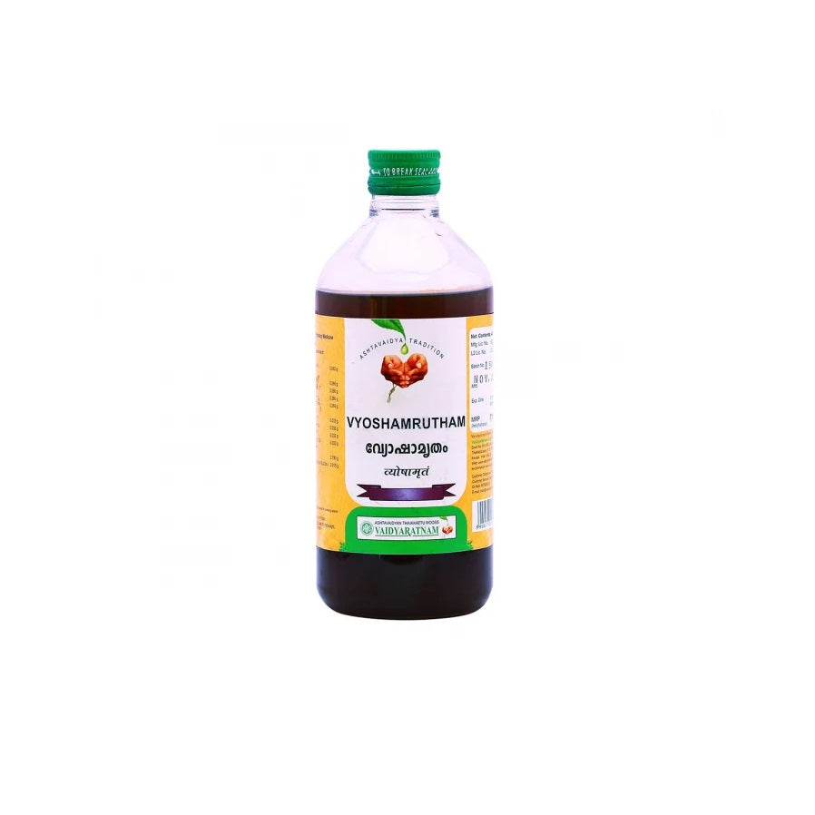 Vaidyaratnam VYOSHAMRITHAM Liquid 450ML