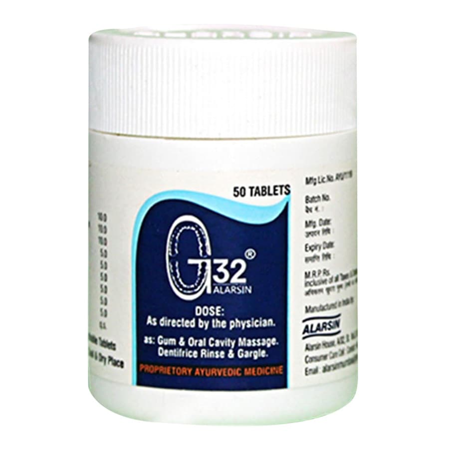 Alarsin G-32 Ayurvedic Tablets – 100 Tablets