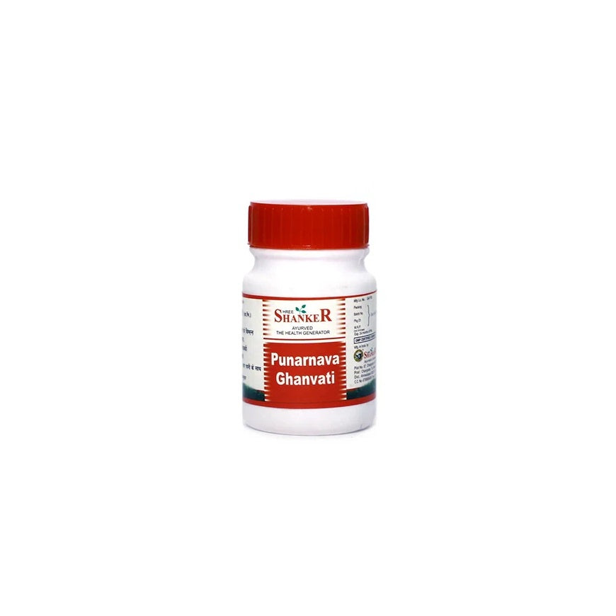 Shree Shanker Ayurvedic Punarnava (Satodi) Ghanvati Tablets