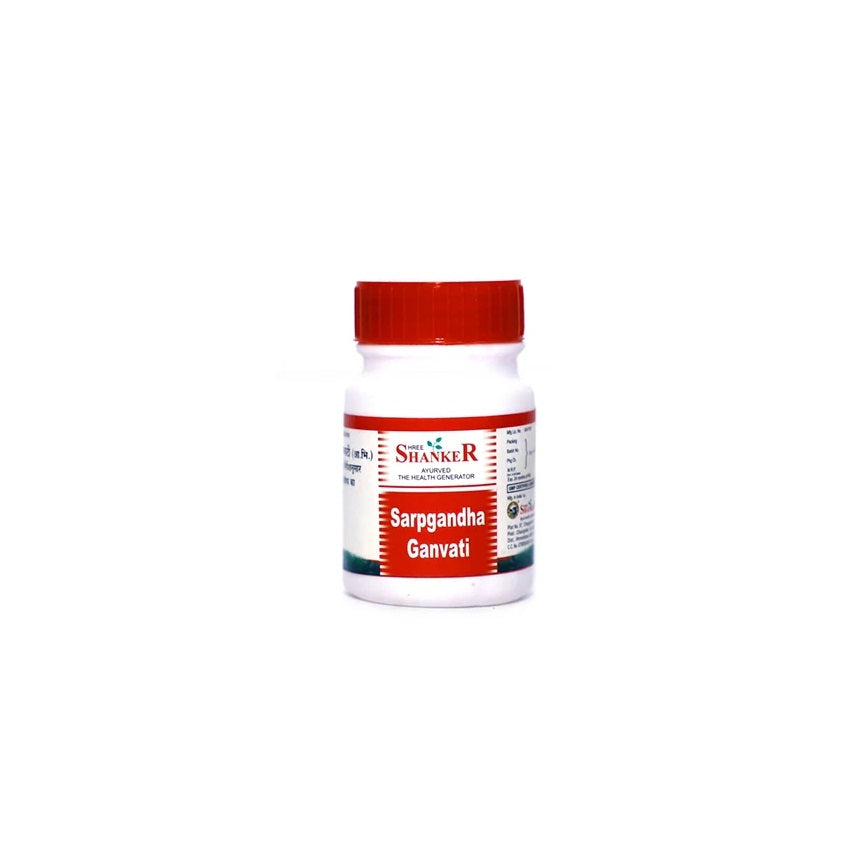 Shree Shanker Ayurvedic Sarpagandha Ghanvati Tablets