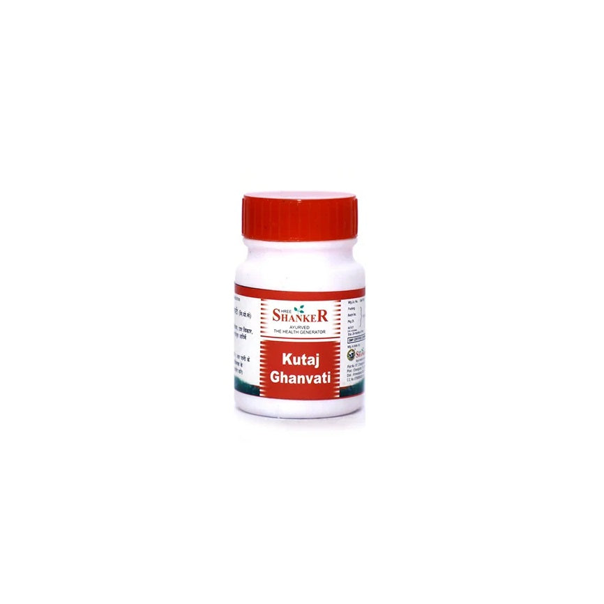 Shree Shanker Ayurvedic Kutaj Ghanvati Tablets