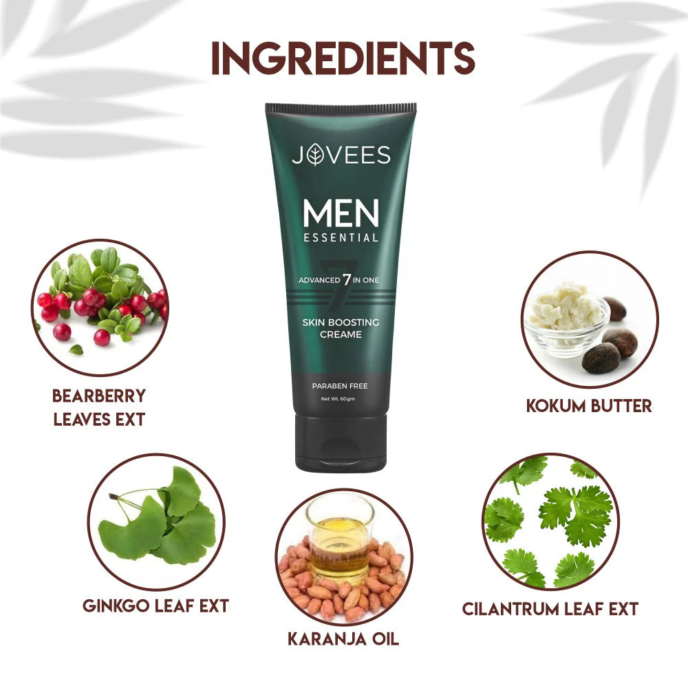 Jovees Herbal Cosmetics Men Advanced 7 in-1 Skin Boosting Creame 60g