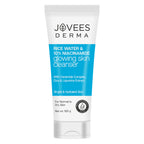 Jovees Herbal Derma Rice Water & 10% Niacinamide Cleanser for Glowing Clear Skin 100g