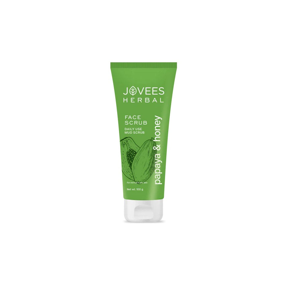 Jovees Herbal Cosmetics Papaya & Honey Face Scrub