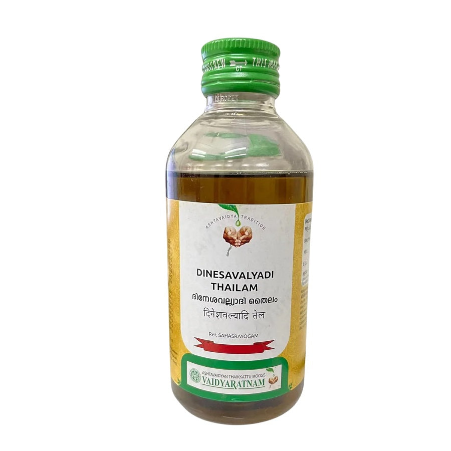 Vaidyaratnam Ayurvedic Dinesavalyadi Kera Thailam Oil 200 Ml