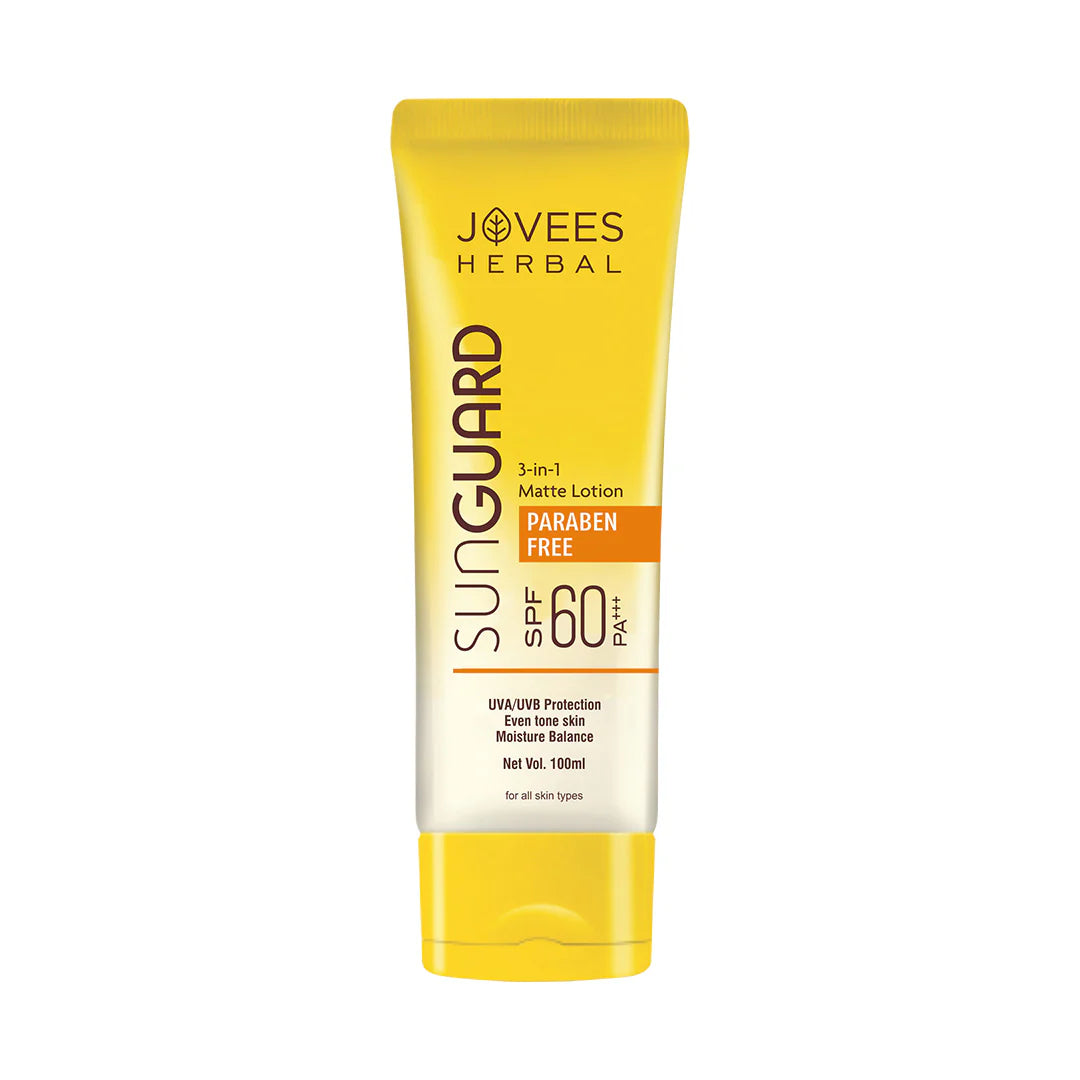 Jovees Herbal Cosmetics Sun Guard Lotion SPF 60 PA+++ Matte Body Lotion