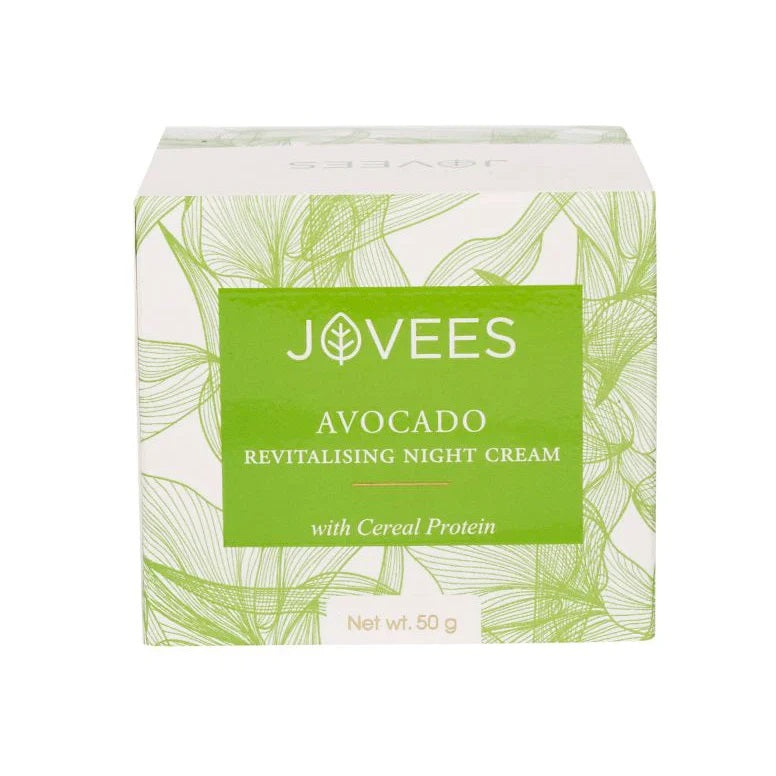 Jovees Herbal Cosmetics Avocado Revitalising Night Cream 50g