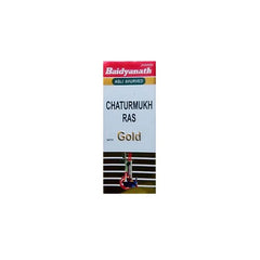 Baidyanath Ayurvedic Chaturmukh Ras (Suvarna.Yukta) 10 Tablets