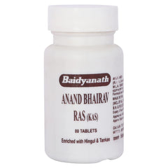 Baidyanath Ayurvedic (Jhansi) Anand Bhairav Ras (Kas) Tablet