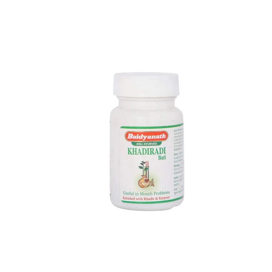 Baidyanath Ayurvedic (Jhansi) Khadiradi Bati Tablets