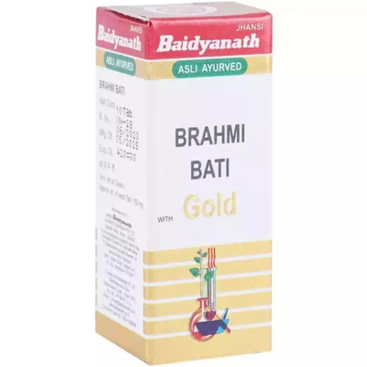 Baidyanath Ayurvedic Jhansi Brahmi Bati (Sw.Mo.Ke.Yu.) Tablets