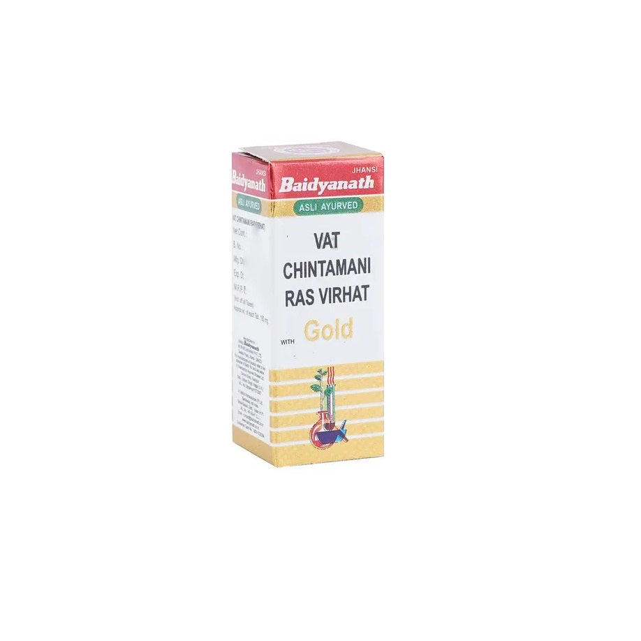 Baidyanath Ayurvedic VatChintamani Ras Virhat with Gold Tablets