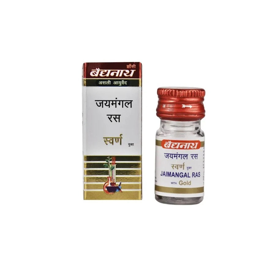 Baidyanath Ayurvedic (Jhansi) Jaimangal Ras with Gold 5 Tablet