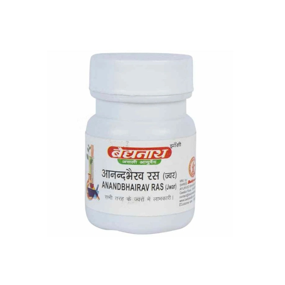 Baidyanath Ayurvedic (Jhansi) Anandbhairav Ras (Jwar) Tablet