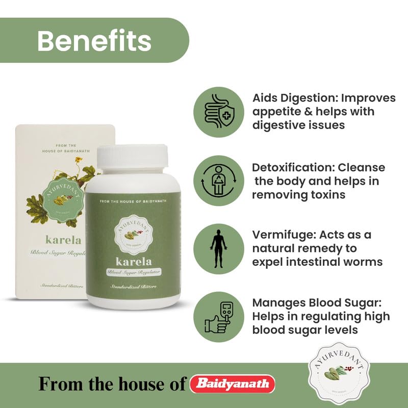 Baidyanath Ayurvedic (Jhansi) Ayurvedant Karela 60 Capsule