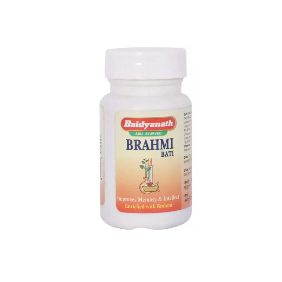 Baidyanath Ayurvedic Brahmi Vati (Buddhi Vardhak) Tablet