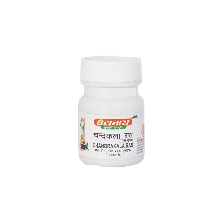 Baidyanath Ayurvedic Chandrakala Ras Moti Yukt Tablets