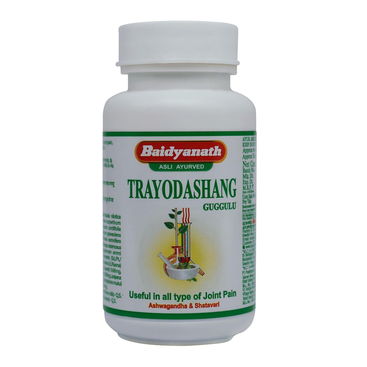 Baidyanath Ayurvedic (Jhansi) Trayodashang Guggulu 80 Tablet